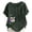 Z112 Army Green, variant on Mifsaly Cotton Linen Tops for Women Short Sleeve Crew Neck Floral Graphic Print Top Asymmetrical Buttons Vintage Tunic Casual Summer Blouses Mint Green,S
