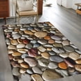 thumbnail image 3 of Rectangle Area Rugs 3 x 5 Ft, Colorful Stones Non-Slip Residential Carpet, Farmhouse Stones Modern Art Indoor Crawling Mats Runner Rugs for Living Room/Dining Room/Bedroom, 3 of 9