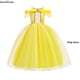 thumbnail image 1 of Vestido de la Bella y La Bestia para niñas, disfraz de princesa de Disney para Halloween, vestidos para fiesta infantiles y boda, 1 of 4