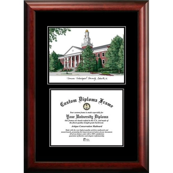 Campus Images TN998D-1185 8.5 x 11 in. Tennessee Tech University Diplomate Diploma Satin Mahogany Frame