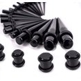 thumbnail image 4 of Ear Stretching Kit 50 Pieces Ear Gauges Expander Set Acrylic Rejuvenators And Plugs & Silicone Tunnels Piercing Jewelry Set, 4 of 5