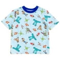 thumbnail image 3 of Disney Pixar Toy Story Incredibles Monsters Inc. Woody Buzz Lightyear Mike UPF 50+ Rash Guard and Swim Trunks Outfit Set Infant to Little Kid, 3 of 5