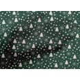 thumbnail image 4 of oneOone Cotton Cambric Teal Green Fabric Snowflake,Star & Tree Dress Material Fabric Print Fabric By The Yard 42 Inch Wide, 4 of 4