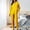 Yellow, variant on SAZBJOJN Women's Pajama Sets 2 Piece Button Down Long Sleeve Shirt With Pockets Long Pants Soft Loungewear Sleepwear Solid Color Pajamas for Women Set Home Sleeping Gold Size S