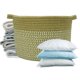 thumbnail image 1 of Planterist Cesta Organizadora Mediana Tejida – Algodón Lavable, Plegable y Portable – Multiusos 30x18.5 cm para Almacenaje, Decoración y Ropa Sucia (Navojoa), 1 of 9