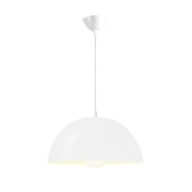 Glossy Dome Colorful Pendant Light Fixture, Minimalism Semicircle Metal Aluminum Pendant Lamp, Retro Ceiling Pendant Light, Pendant Lighting for Kitchen Island Dining Room Table