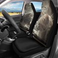 thumbnail image 1 of XYZCANDO Stylish Front Car Seat Covers with Cat Window Print - Breathable Durable Protection For All Vehicle Types, 1 of 7