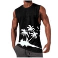 thumbnail image 1 of Hombres Casual Moda Impresión Suéter Cuello Redondo Deportes Tanque sin Mangas para Al Aire Libre Casual Diario, 1 of 5