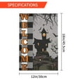 thumbnail image 3 of Welcome Castle Home Decorative Garden Flag House Yard Flag Vertical Double Sided Halloween Decor Art Sign 12 x 18 Inch, 3 of 7