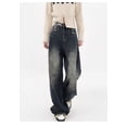 thumbnail image 1 of Harajuku-pantalones vaqueros sueltos para mujer, ropa de calle Retro, moda, pantalones de cintura alta, calle alta, pierna ancha, Y2K, 1 of 5