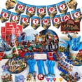 thumbnail image 2 of ROBLOX-vajilla desechable de mundo Virtual para niños y niñas, decoración de fiesta de cumpleaños, taza, plato, mantel, nuevo, 2 of 4