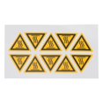 thumbnail image 1 of Caution High Temperature Sticker for Warning 10Pcs Equipment Warning Labels, 1 of 5