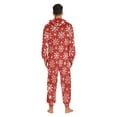 thumbnail image 7 of joogoo Christmas Snowflakes Unisex Adults Onesies Pajamas Jumpsuits L, 7 of 7