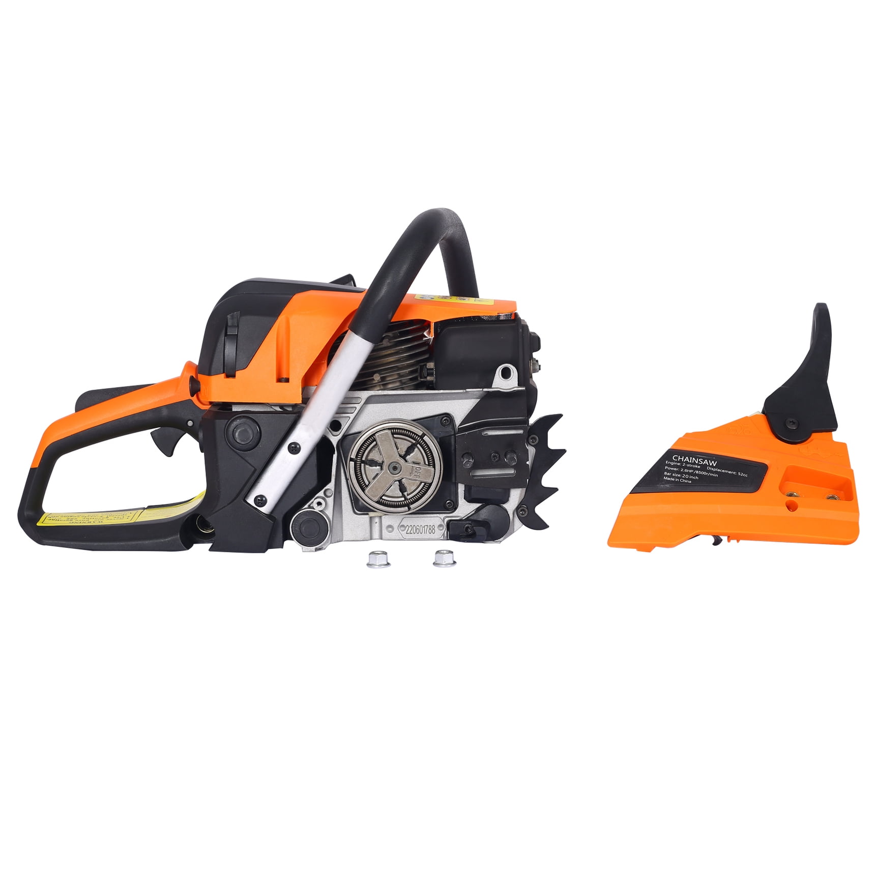 Chainsaw Gas 20 Inch 52cc, 2-Cycle Chainsaw for Wood Cutting, EPA Compliant Professional Chainsaw