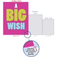 thumbnail image 4 of J1420K Jumbo Funny Blank Birthday Card: A Big Wish With Envelope (Extra Large Version: 8.5'' x 11''), 4 of 5