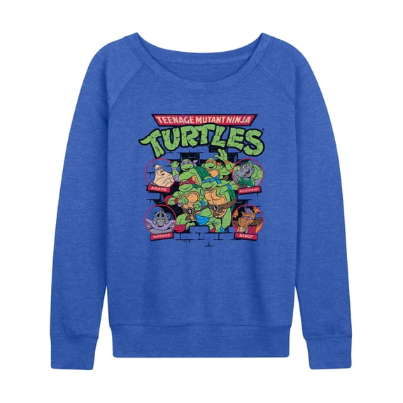 Teenage Mutant Ninja Turtles - Logo Group - Women's French Terry Long Sleeve Pullover