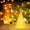 A, variant on Lighted Glass Christmas Tree Figurine Glass Christmas Decoration Battery Operated for Centerpieces Window Tabletop Mantel