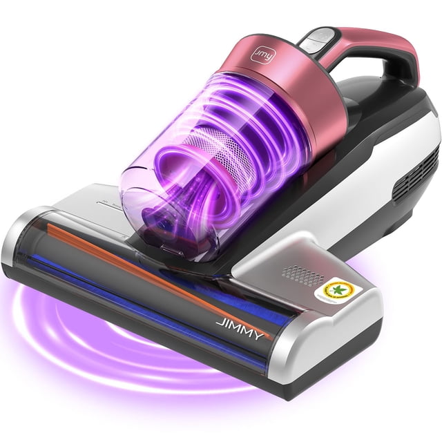 Jimmy - Aspiradora de colchón con luz UV-C y ultrasónica, succión de 15 Kpa de 500 W potentes aspiradoras de Mano para Polvo y Pelo de Mascotas con HEPA (BX5 Pro, cableado)