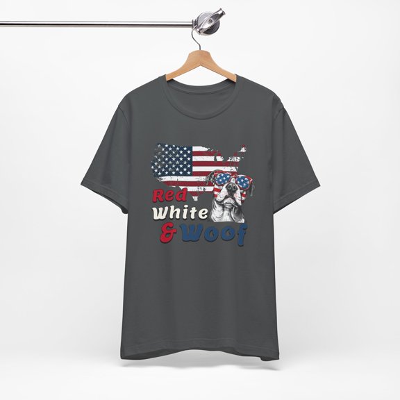 July 4th USA Pitbull Short Sleeve T-Shirt