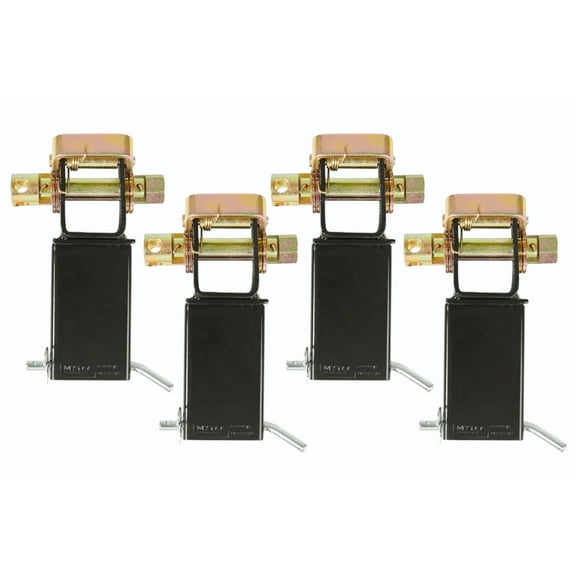 Stake Pocket 2" Heavy Duty Tow Dolly Winch Flatbed Lashing Utility (4 Pack)