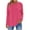 Hot Pink, variant on Bmawag Womens T-Shirts Plus Size Long Sleeve Crew Neck Polka Dot Lightweight Tops Blouses Casual Loose Women's Trendy Fashion T-Shirts Black XL