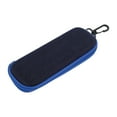 thumbnail image 2 of Estuche para gafas con cremallera de Unique Bargains, almacenamiento ligero para gafas 6.38"x2.44"x1.57" azul, 2 of 5
