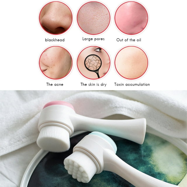 Cepillo de limpieza facial manual Cepillo exfoliante para cara Cepillo de limpieza facial ultra suave Cuidado de la piel facial