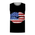 thumbnail image 4 of cllios 4th of July Tank Tops for Men Patriotic Red White and Blue Graphic Tees Summer Casual Crewneck Top Americana Sleeveless T Shirt Vest, 4 of 5