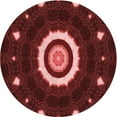 thumbnail image 1 of Ahgly Company Indoor Square Patterned Cherry Red Area Rugs, 3' Square, 1 of 1