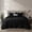 Black, variant on Nanshing Home Twin Comforter Set, Sage Soft Prewashed Solid All Seasons Bedding, Luxury Fluffy 2 Pieces Bed Set, 1 Lightweight Comforter (68"x88") and 1 Pillow Sham (26"x20")