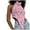 Light Pink, variant on Women's Sweater Vest for Women - Contemporary Backless Knit Tank Top with Turtleneck and Slim Fit Irregular Design for Layering