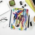 thumbnail image 7 of FMSHPON Rainbow Horse Clipboard Hardboard Wood Nursing Clip Board and Pull for Standard A4 Letter 13x9 inches, 7 of 7