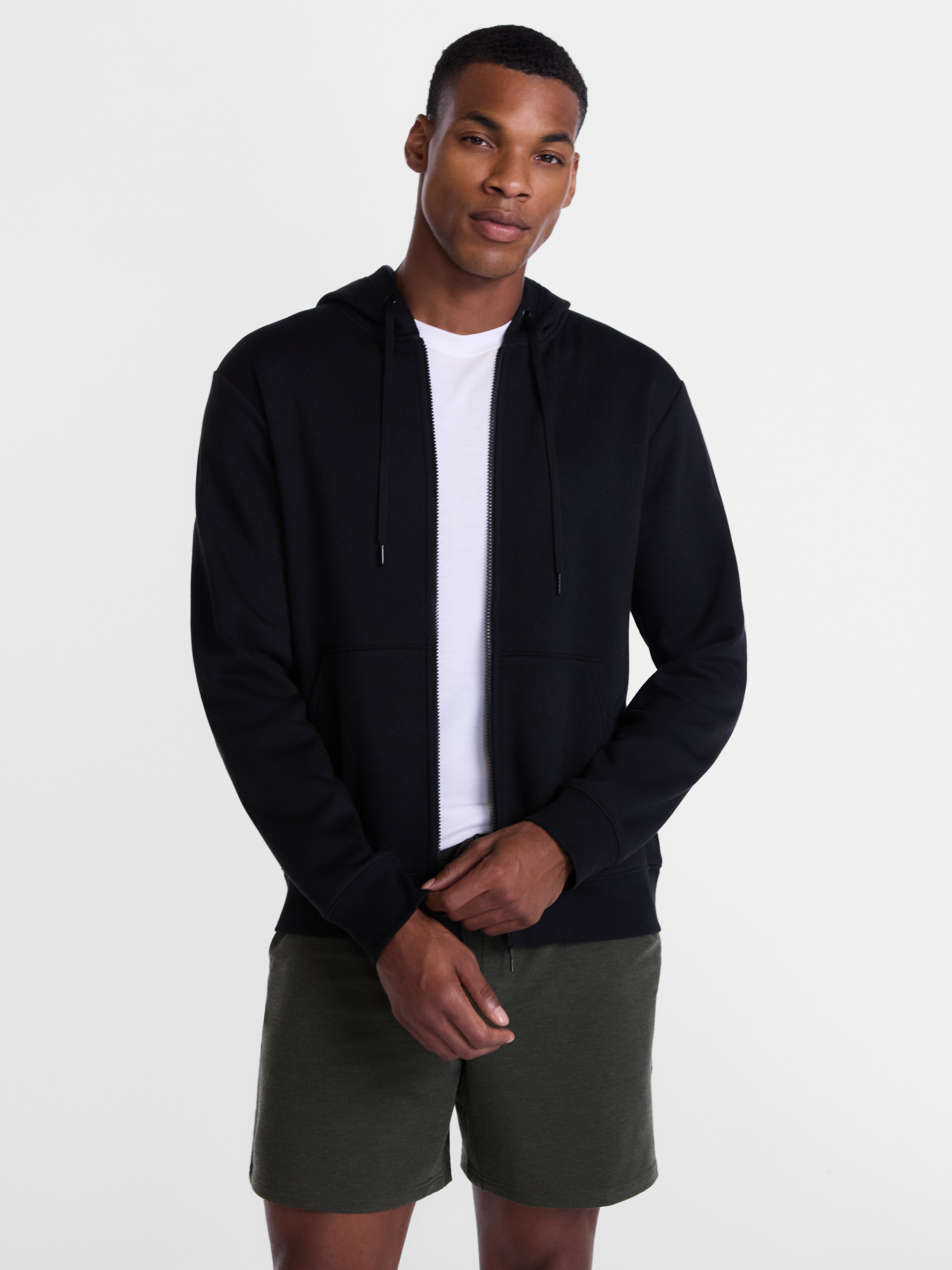 Athletic Works Men's Zip-Up Fleece Hoodie, Sizes XS-4XLT photo 1