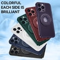 thumbnail image 4 of Magnetic Case New for iPhone 15 Pro Max, Cooling Gaming Kickstand Case Compatible with Wireless Charging Slim Hard PC Anti-Drop Protective Cover (Blue,iPhone 15 Pro), 4 of 7