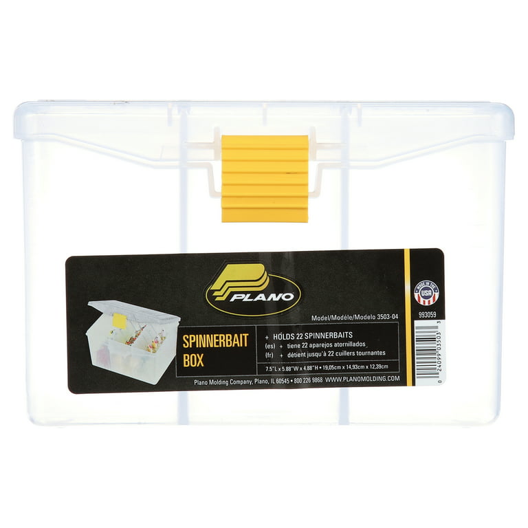 Plano Stowaway Spinner Bait Box, Holds up to 22 Spinner Baits