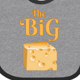 thumbnail image 4 of Inktastic The Big Cheese Boys Baby Bib, 4 of 4