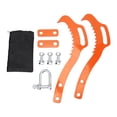 thumbnail image 2 of Log Lifting Tongs, Serrated Claw Hook Alloy Steel Metal Sturdy Rustproof  for Wood Loading Unloading, 2 of 7