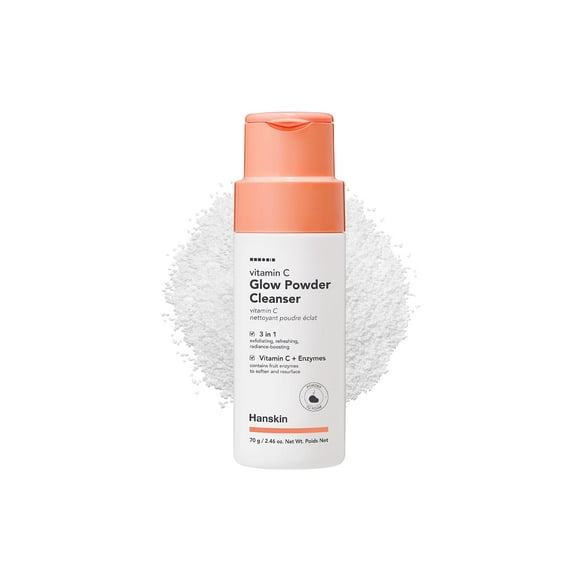Limpiador en polvo Hanskin Vitamin C Glow para iluminar 70 ml