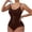 #111-Coffee, variant on Roncen Women's Seamless Bodysuit For Women,Backless Body Shaper Bra,Tummy Control Shapewear Body Sculpting Underwear