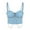 Sky Blue, variant on Kaemgyyd Crop Tops for Women Glitter Spaghetti Strap Camisoles Corset Breathable Body Shaper Going out Clothes Club Party Bra