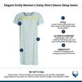 thumbnail image 5 of Elegant Emily  Daisy Short Sleeve Sleep Gown (Women), 5 of 5