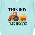 thumbnail image 3 of Inktastic Farming Cute Boy Loves Tractors Toddler Sweatshirt, 3 of 4