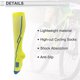 thumbnail image 4 of Calcetines de ciclismo Unique Bargains con absorción de impactos, antideslizantes, para exteriores, color amarillo y azul, talla M, neutros y universales, 1 par, 4 of 7