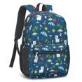 thumbnail image 2 of West Highland White Terrier and Beach 17" School Backpacks for Teens,Waterproof Oxford Fabric,S-Shape Padded Straps for School,Travel,Hiking,Camping, 2 of 6