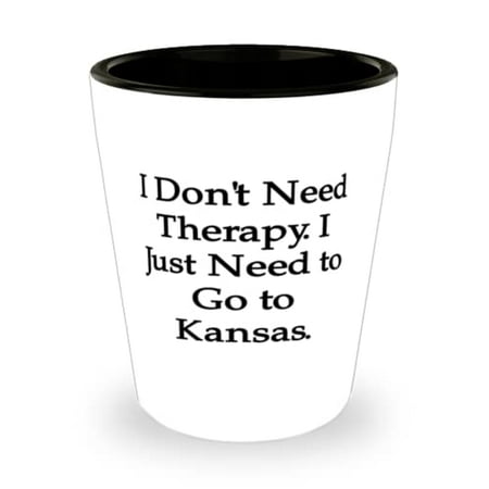 

Brilliant Kansas I Don t Need Therapy. I Just Need to Go to Kansas Beautiful Shot Glass For From