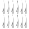 thumbnail image 1 of YOSADIER 12Ud Clips Tipo Pato De Metal Plateados Duraderos Para Uso En Salones Y Oficinas, 1 of 6