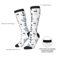 thumbnail image 4 of KLL Sea Vacations Print Cool Socks Men's Women's Crew Socks Funny Crazy Novelty Stockings, 4 of 6