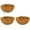 Brown, variant on CoCopeaunt 3 Pack Hanging Basket Coco Liners Replacement,100% Natural Round Coco Liner Trough, Coconut Coir Planter for Garden Flower Pot Vegetables Herbs (Round,10 Inch)