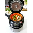 thumbnail image 4 of Tiger JAX-T18U-K 10-Cup (Uncooked) Micom Rice Cooker with Food Steamer & Slow Cooker, Stainless Steel Black, 4 of 7