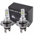thumbnail image 3 of H4 9003 Hb2 Led Headlight Bulbs Kit High Low Beam Bright 35w White, 3 of 4